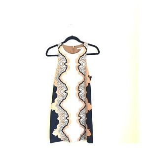 Tibi silk printed mini dress size 4